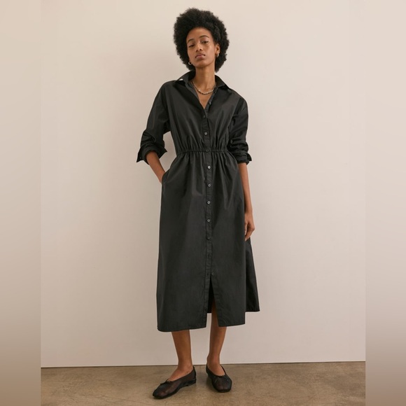 NWOT Everlane The Supima® Cotton Midi Shirt Dress - Picture 1 of 16